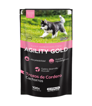 Agility Gold Trozos de Cordero Cachorros 100 g