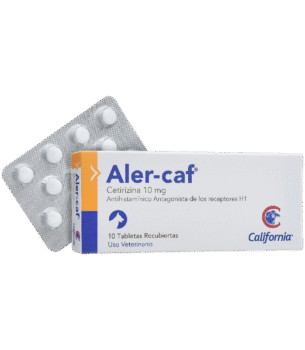 Aler Caf Cetirizina 10 mg 10 Tabletas