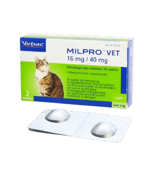 Milpro Vet 16 mg 40 mg 2 Tabletas