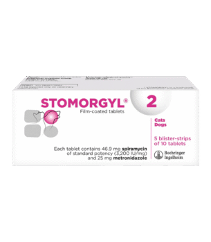 Stomorgyl2 5 blister-strips de 10 tabletas