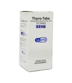 Thyro Tabs 0.6 mg 120 Tabletas